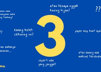 Salah satu formasi paper mob (Ilustrasi : Dedikasi)