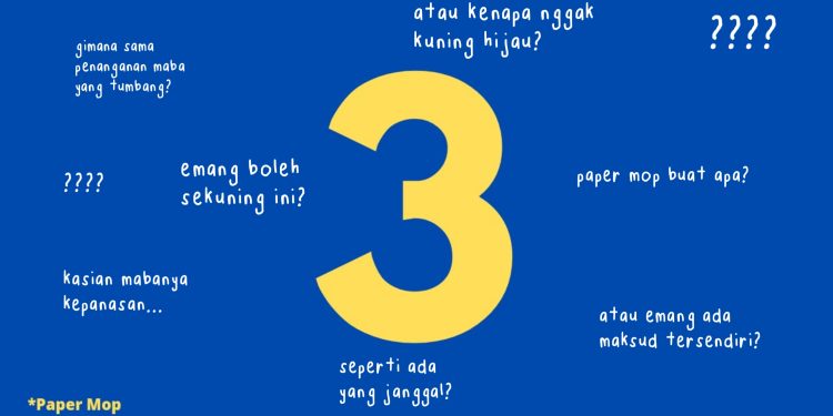 Salah satu formasi paper mob (Ilustrasi : Dedikasi)