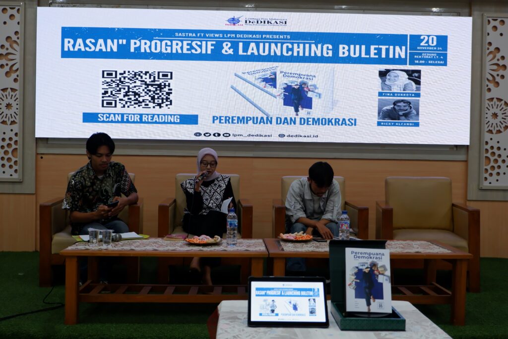 launching bu;etin dan rasan-rasan progresif lpm dedikasi