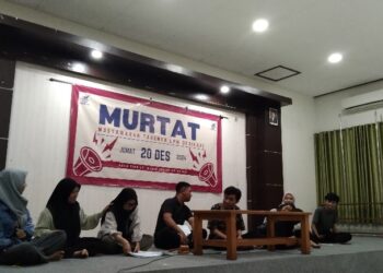 Foto; Pembacaan LPJ Pengurus