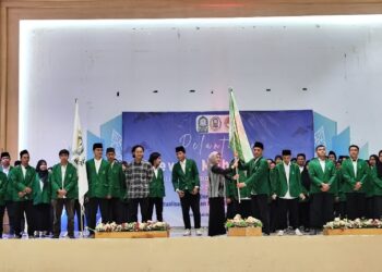 Prosesi serah terima jabatan (foto: dedikasi)