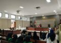 Sidang praperadilan Faiz di ruang Cakra Pengadilan Negeri Kota Kediri (Tim LPM Dedikasi)