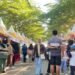 Foto by Salsabila : Suasana Car Free Day (CFD) Kediri dipadati pengunjung yang berburu kuliner dan menikmati waktu akhir pekan bersama keluarga maupun teman. CFD menjadi salah satu ruang publik favorit masyarakat untuk rekreasi sekaligus menggerakkan ekonomi pedagang kecil.